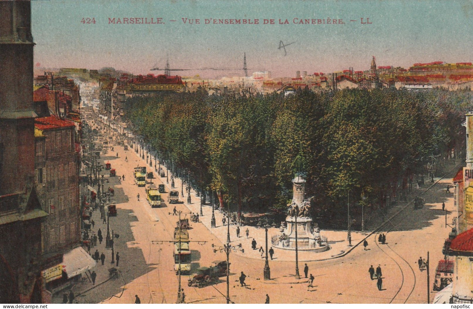 13-Marseille Vue D'Ensemble De La Cannebière - The Canebière, City Centre