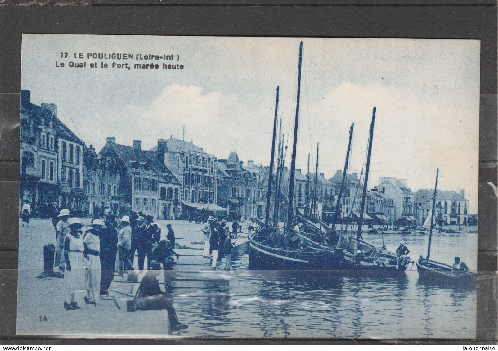 44 - LE POULIGUEN - Le Quai Et Le Port, Marée Haute - Le Pouliguen