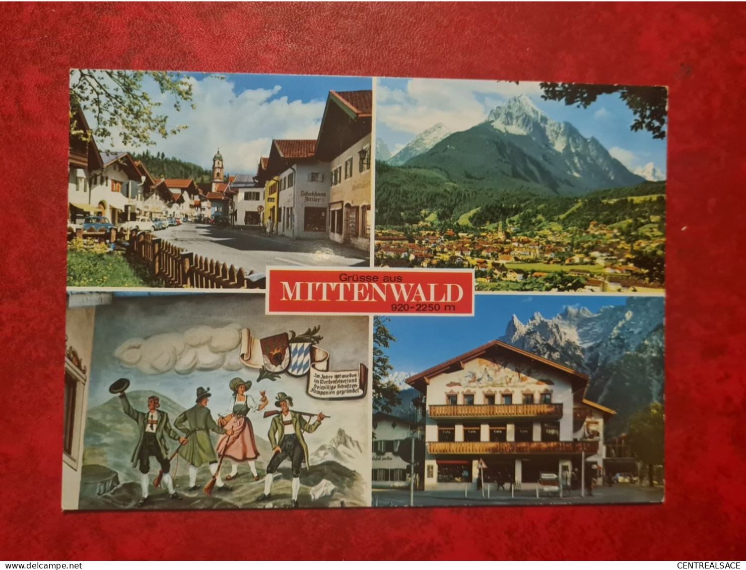 Carte  MITTENWALD GRUSSE - Mittenwald