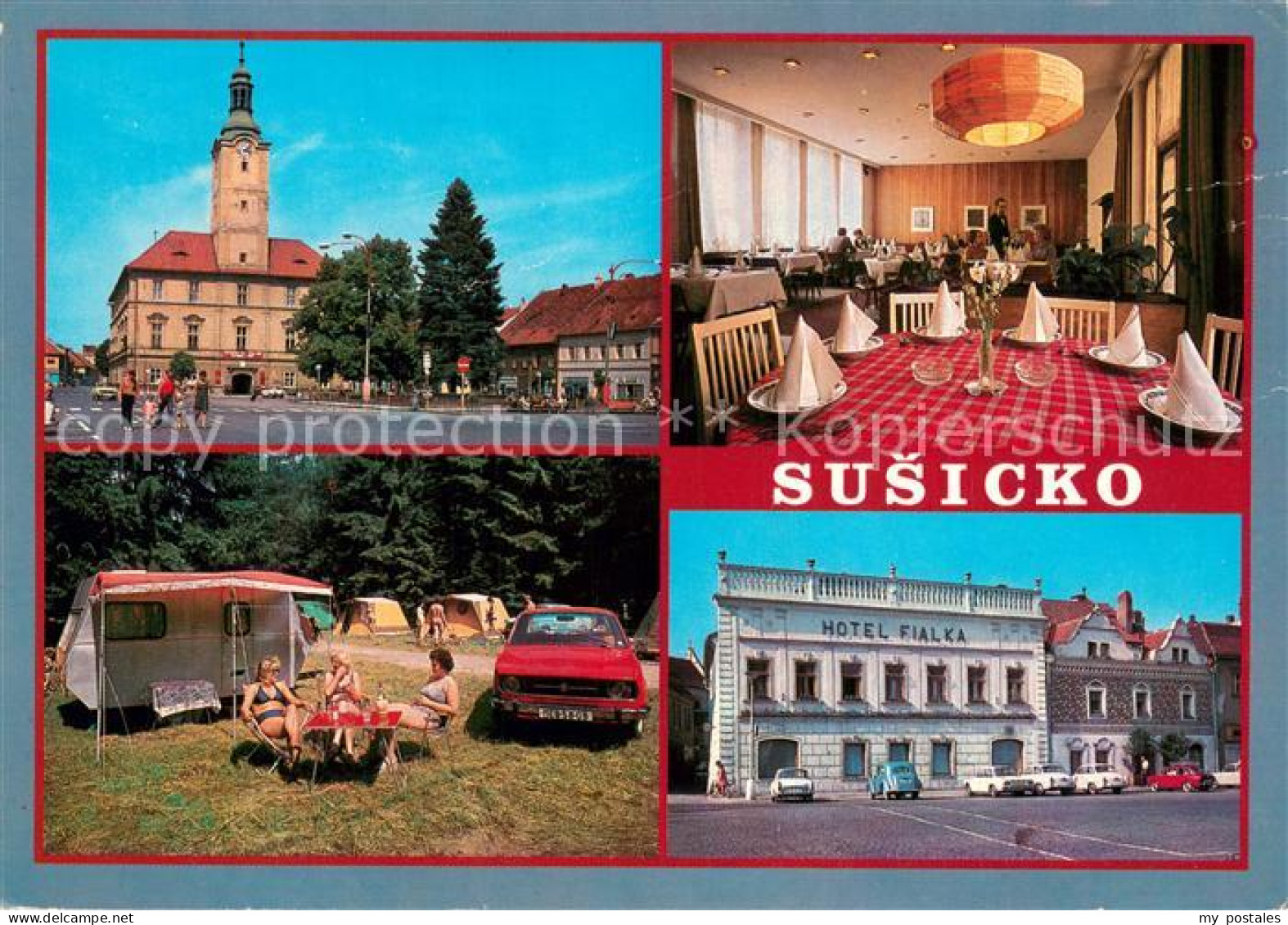 73752576 Susice CZ Budova Radnice V Susici - Autokempink  - Tschechische Republik