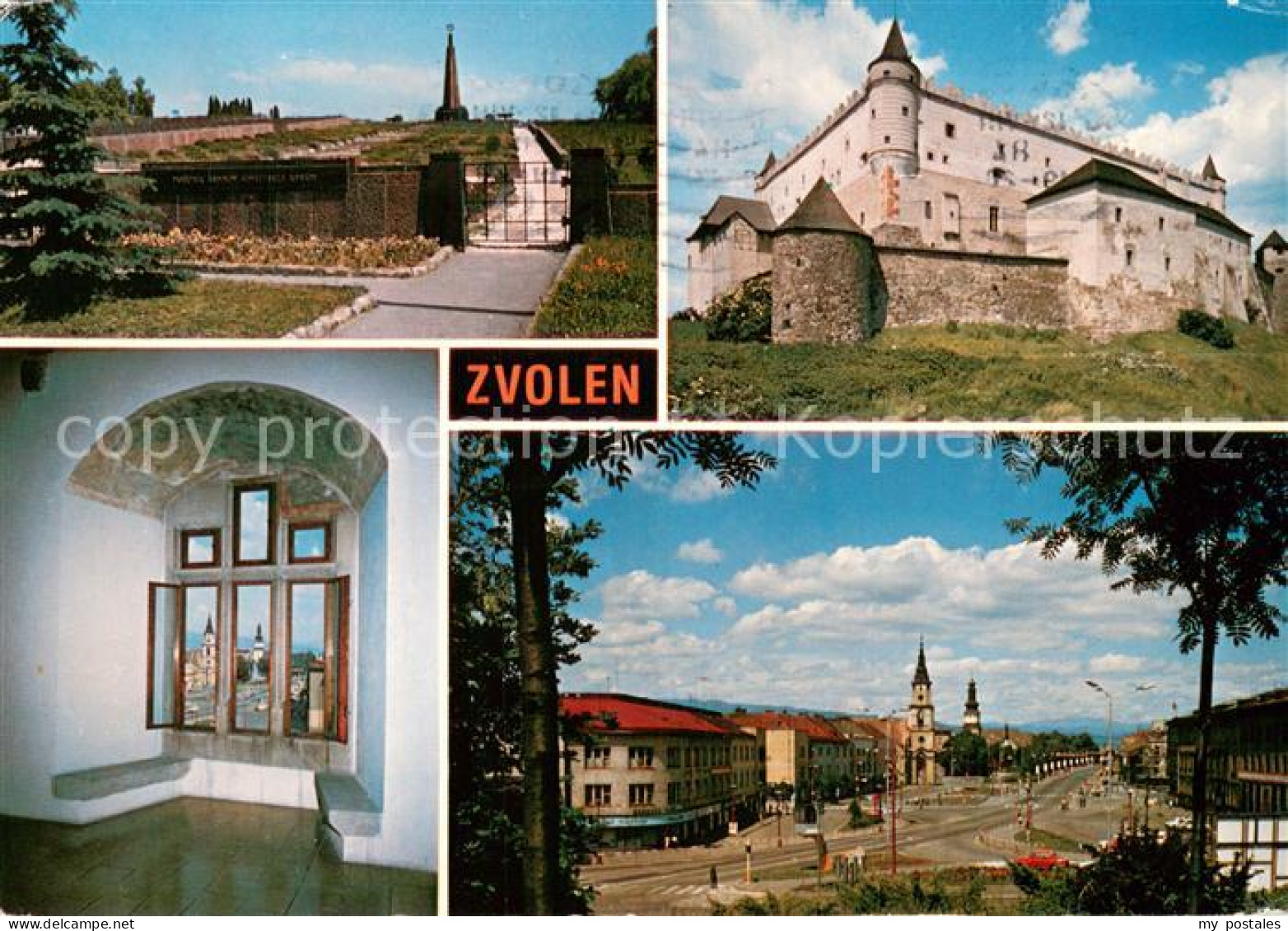 73752574 Zvolen Altsohl SK Burg Stadt Aussicht  - Slowakije