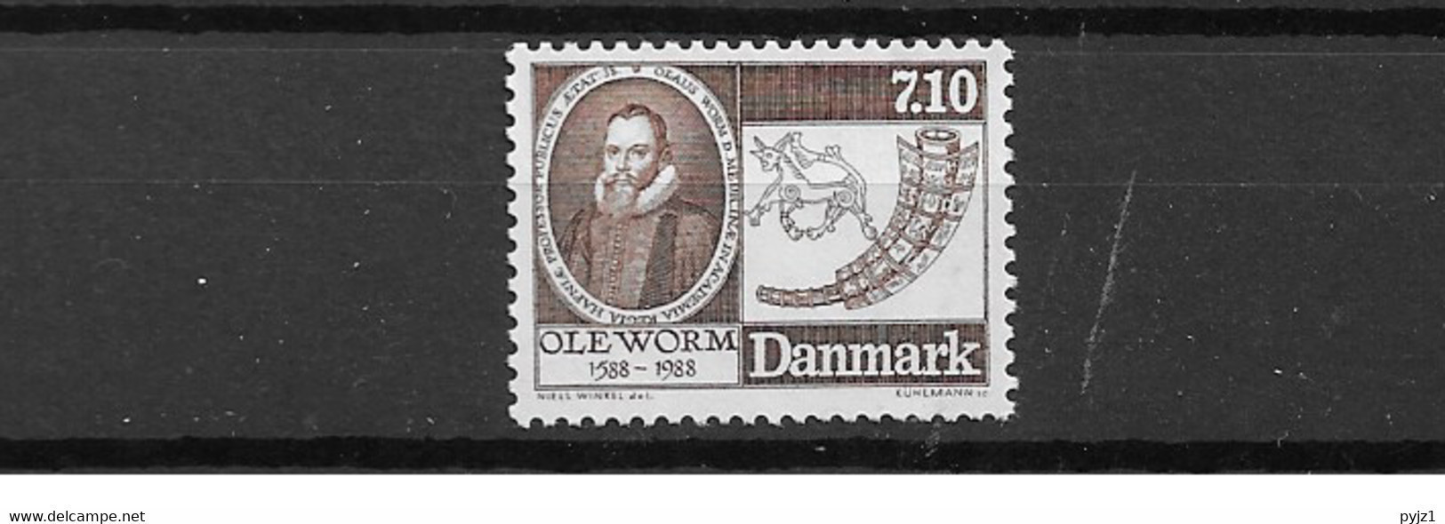 1988 MNH Danmark, Michel 916 Postfris** - Ongebruikt