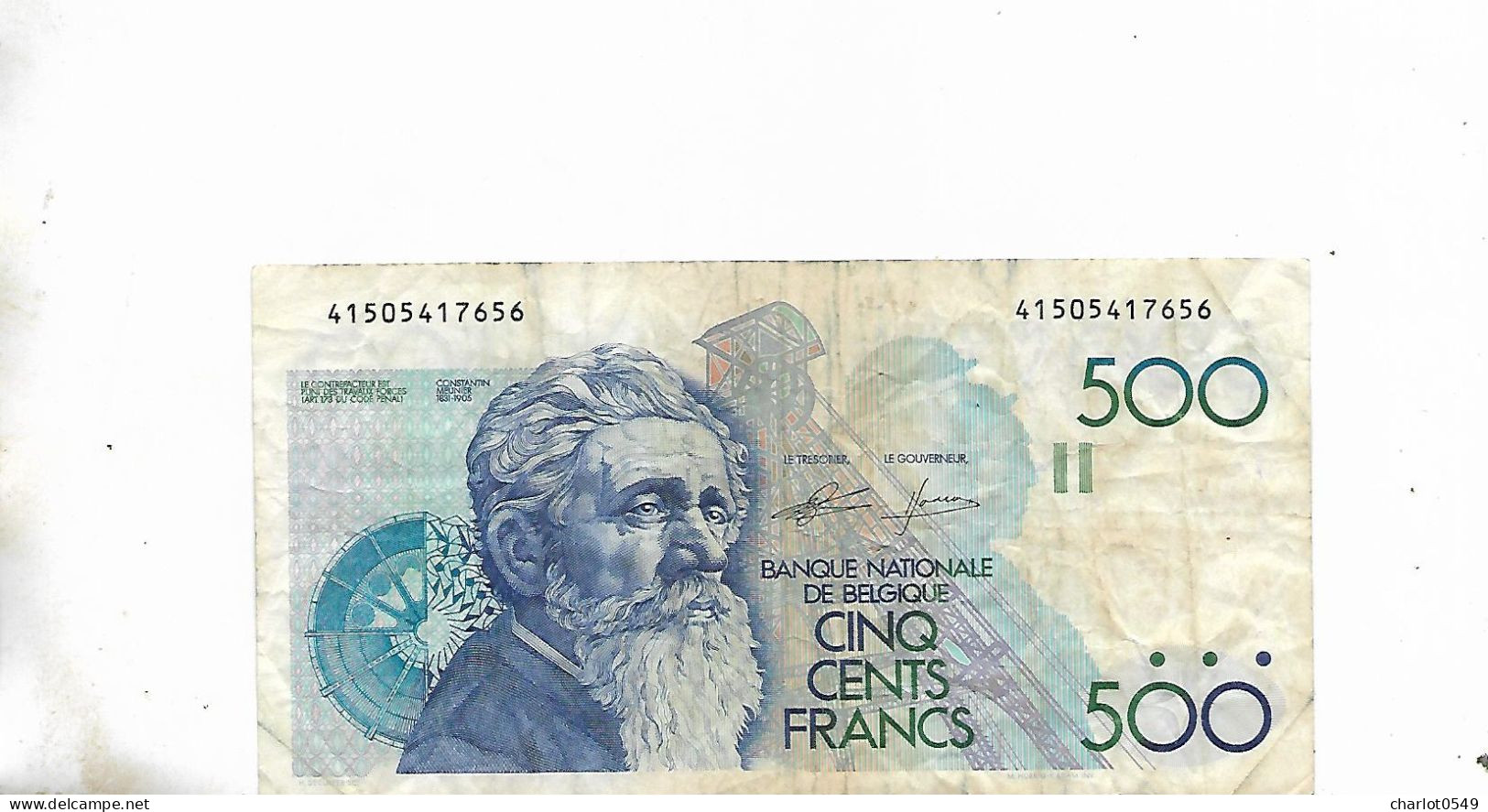 Billet De 500 Francs - Altri & Non Classificati