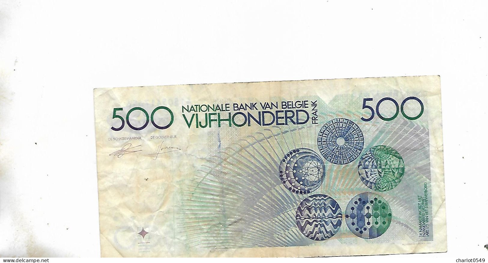 Billet De 500 Francs - Other & Unclassified