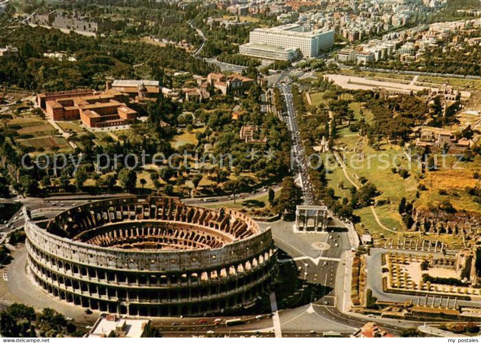 73752512 Roma Rom Veduta Aerea Del Colosseo Roma Rom - Sonstige & Ohne Zuordnung