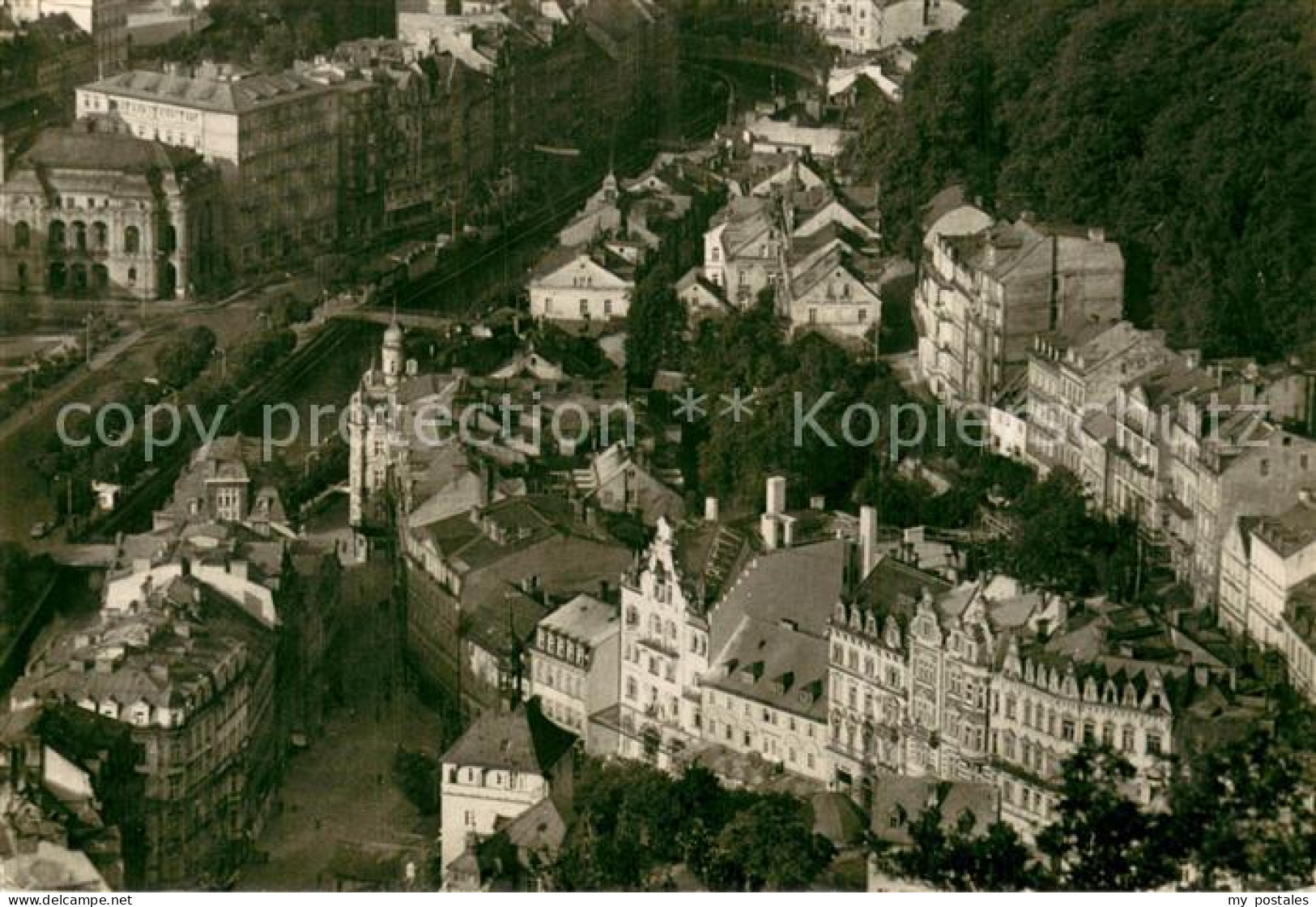 73752510 Karlovy Vary Karlsbad Lazenska Ctvri Fliegeraufnahme  - Tschechische Republik