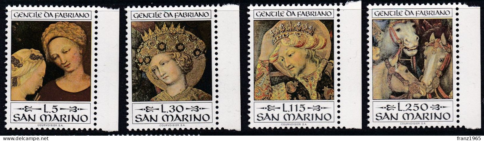 Fabriano Paintings - 1973 - Unused Stamps
