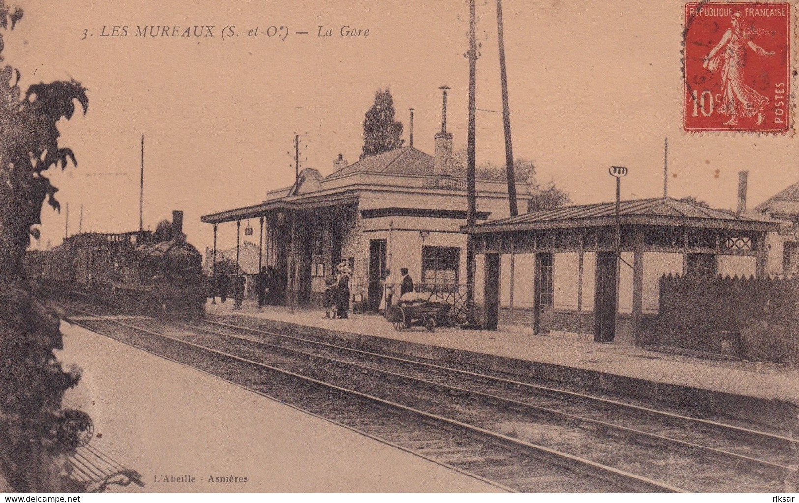 LES MUREAUX(GARE) TRAIN - Les Mureaux