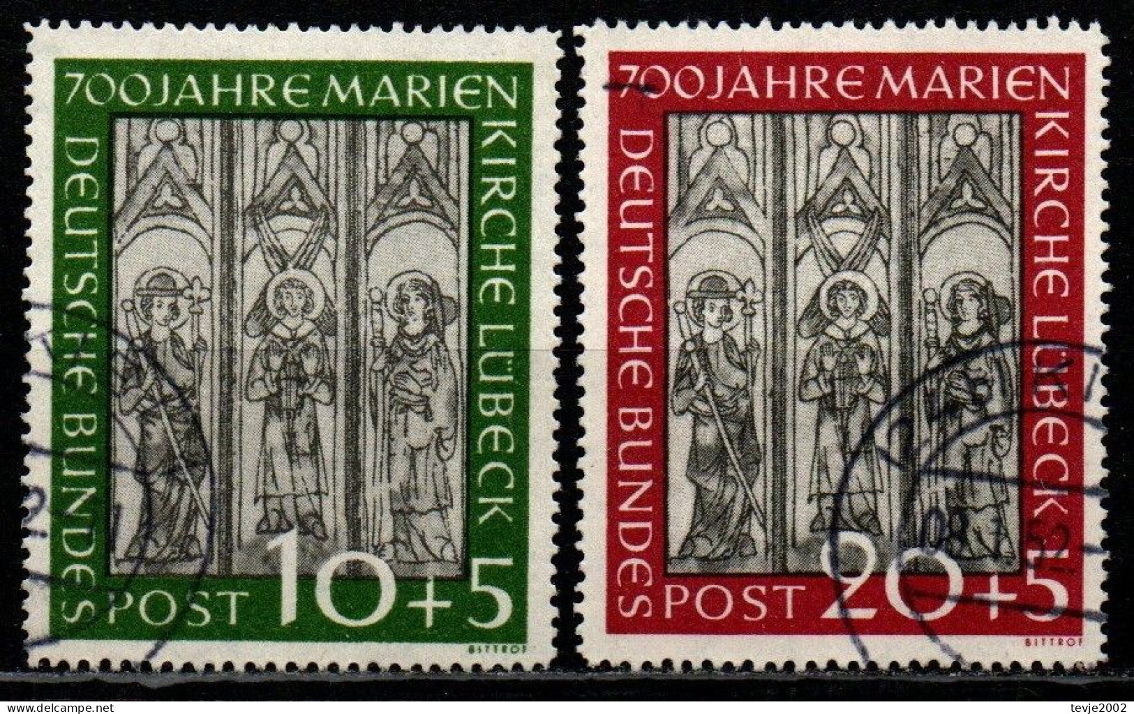 Bund 1951 - Mi.Nr. 139 - 140 - Gestempelt Used - Used Stamps