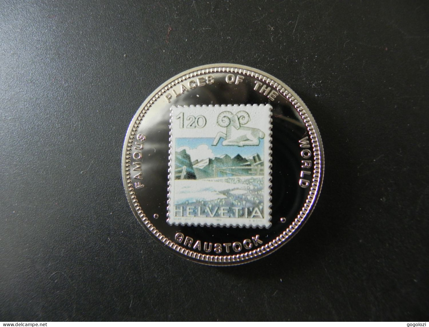 Uganda 1000 Shillings 1999 - Famous Places Of The World Switzerland Graustock - Ouganda