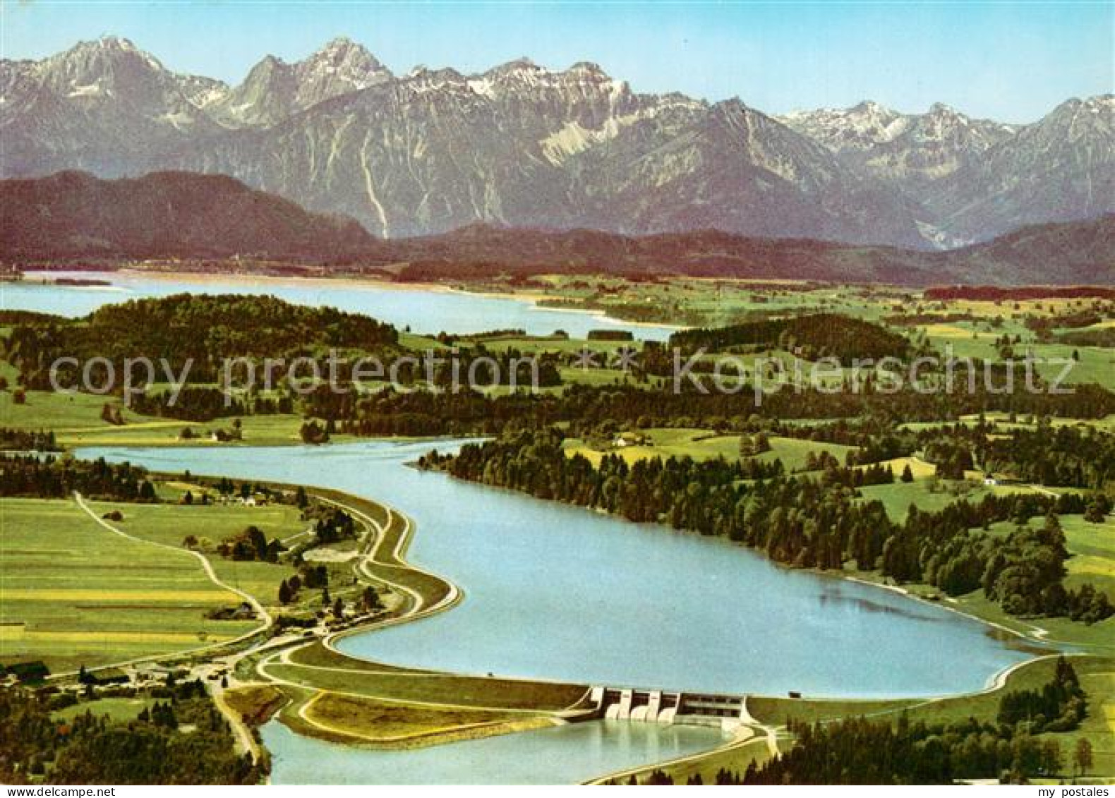 73752475 Prem Oberbayern Premersee Mit Forggensee Allgaeuer Und Tiroler Alpen Fl - Other & Unclassified