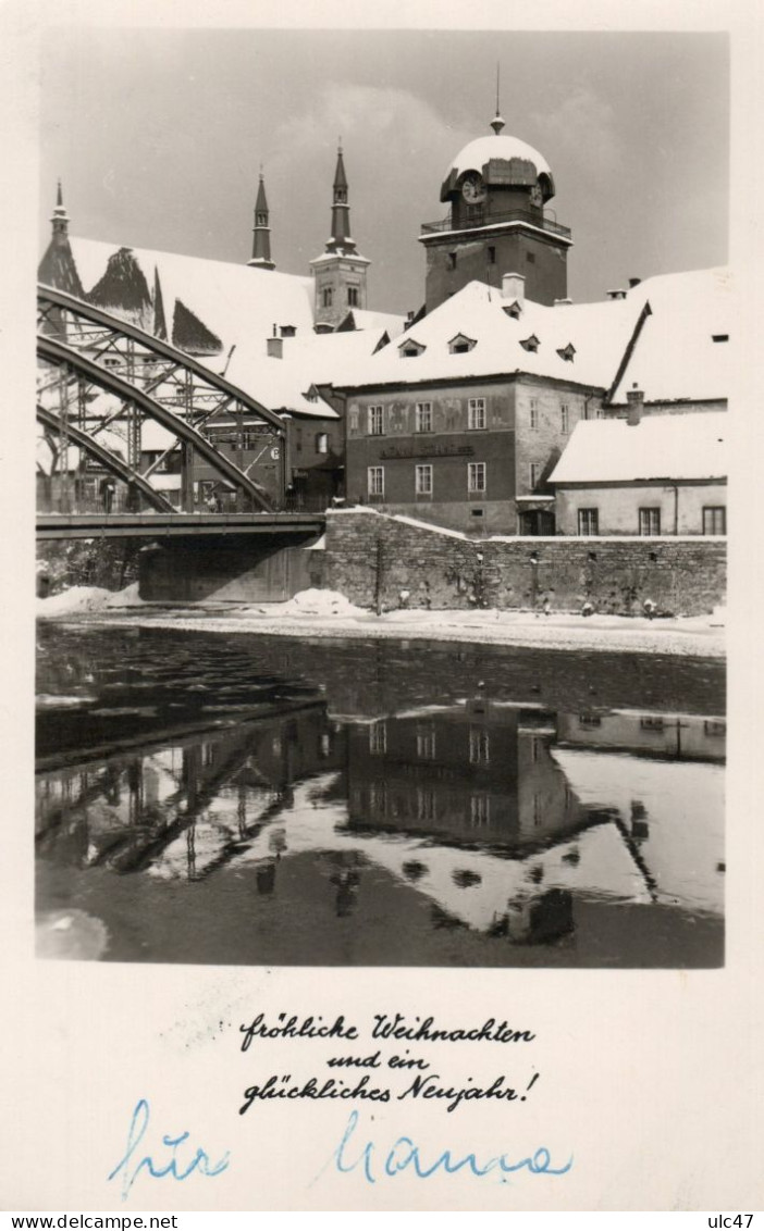 - Fröhliche Weihnacht Und Ein Glüchliches Neujahr ! - Carte Photo - Scan Verso - - New Year