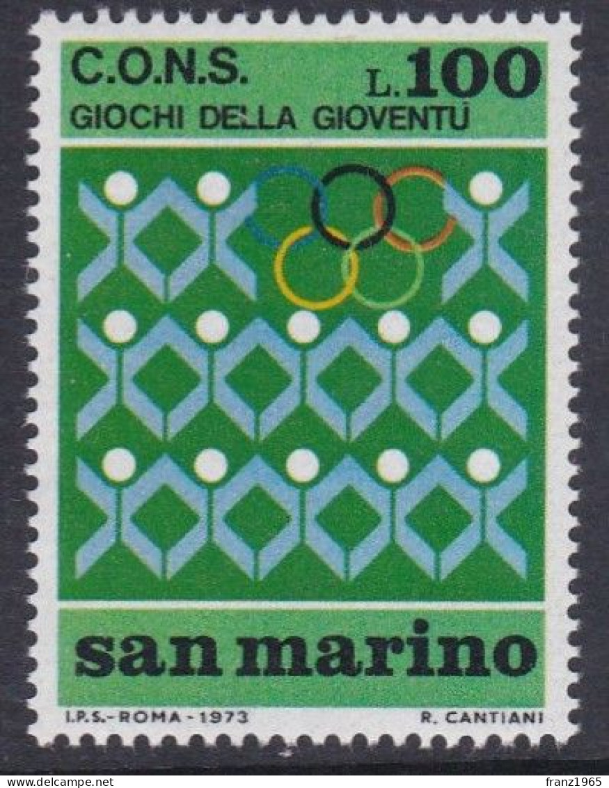 Youth Games - 1973 - Unused Stamps