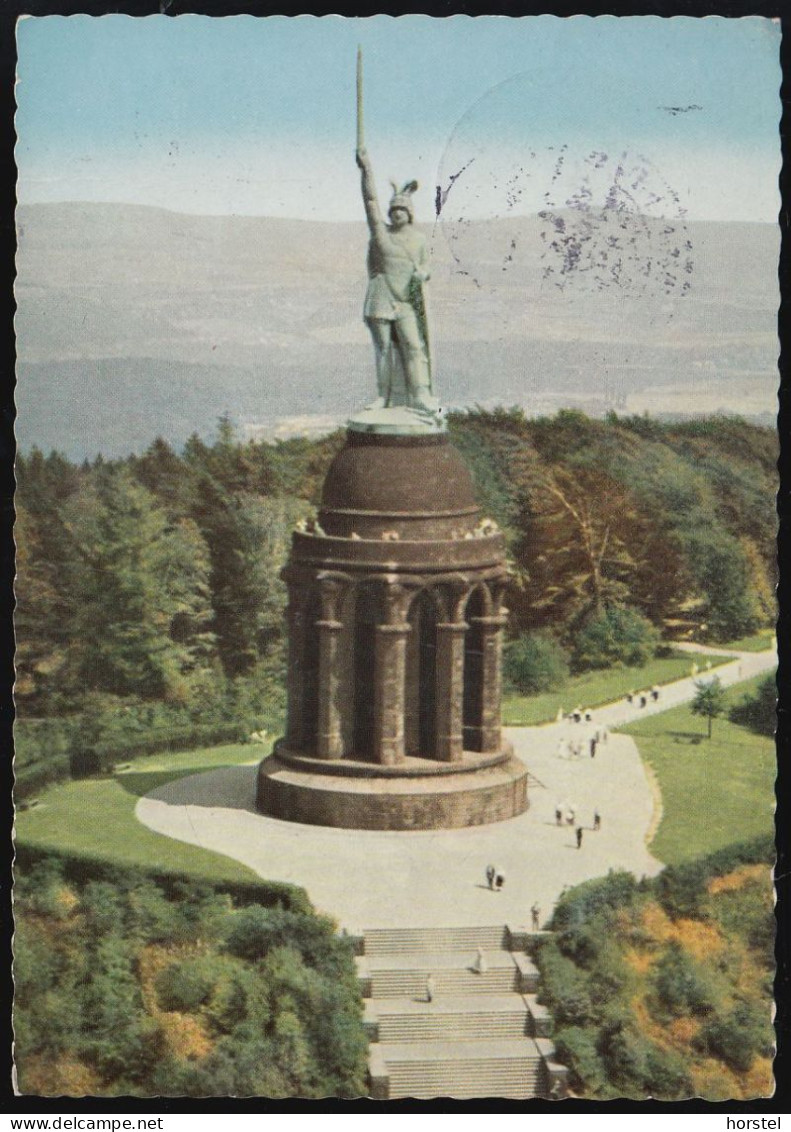 D-32756 Detmold - Hermannsdenkmal - Teutoburger Wald (50er Jahre Stamp) - Detmold