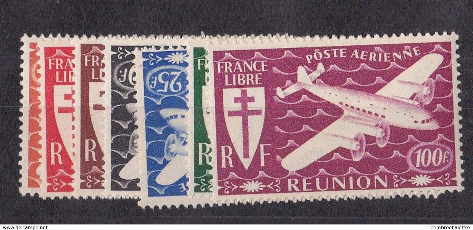 Réunion - Poste Aérienne YT N° 28 à 34 ** - Neuf Sans Charnière - Posta Aerea