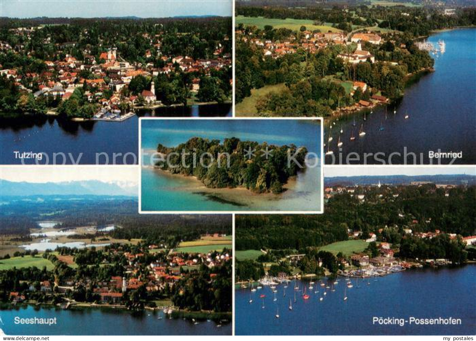 73752435 Starnbergersee Mit Tutzing Bernried Seeshaupt Poecking Possenhofen Und  - Starnberg