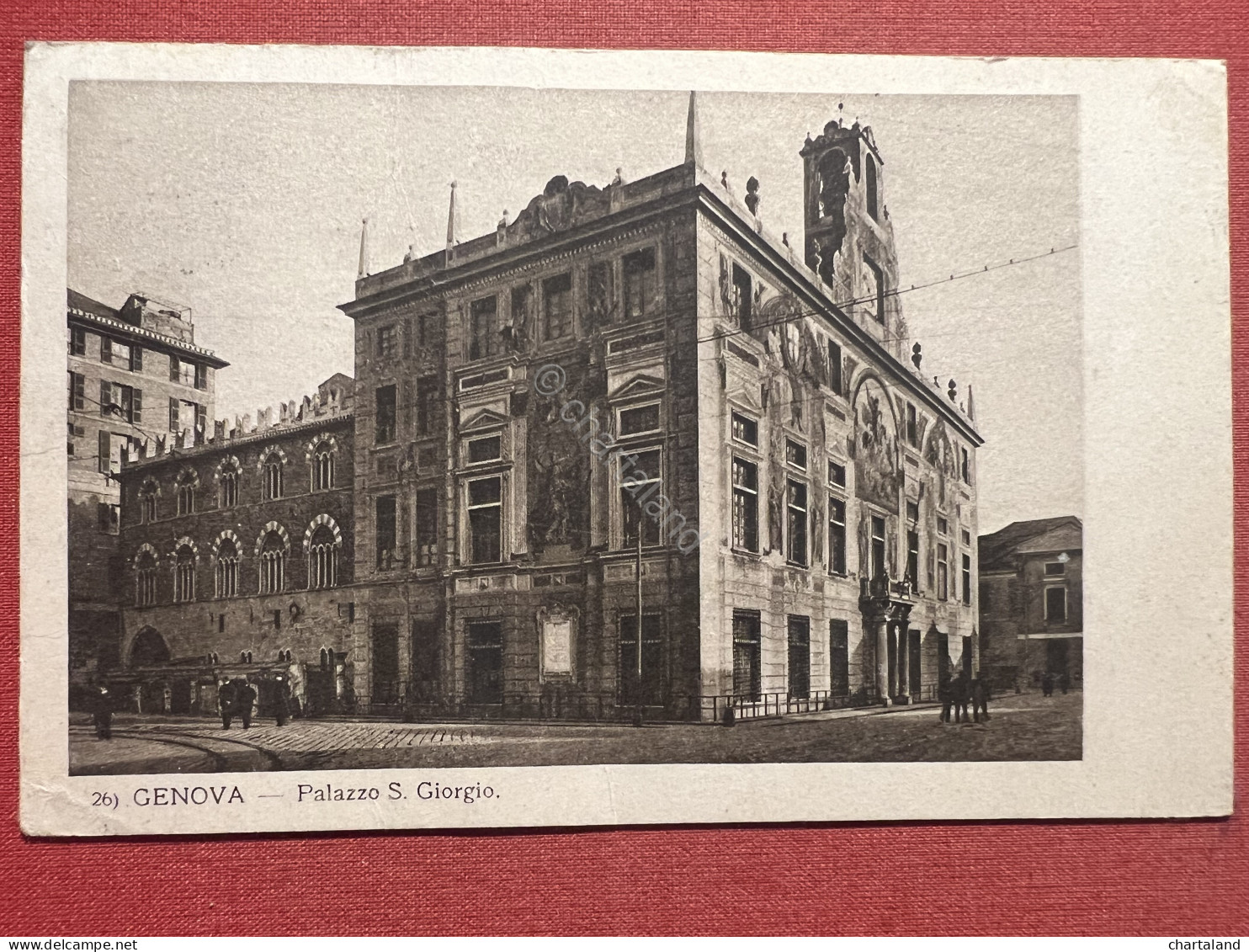 Cartolina - Genova - Palazzo S. Giorgio - 1929 - Genova (Genua)