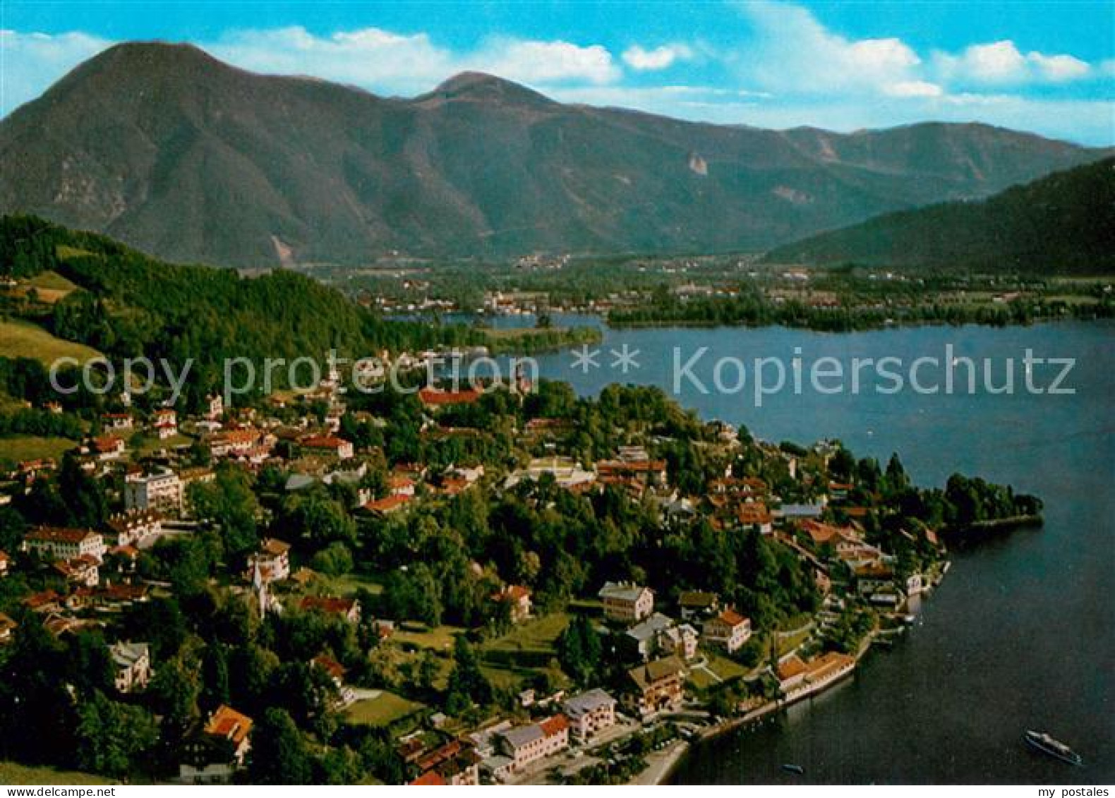 73752422 Tegernsee Fliegeraufnahme Mit Wallberg Und Blaubergen Tegernsee - Tegernsee