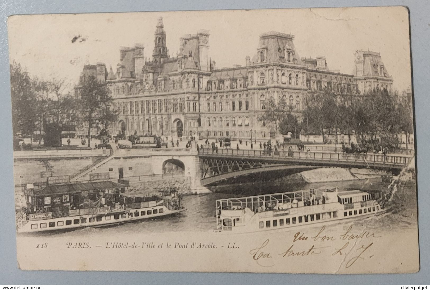 DPT 75 - Paris - L'Hôtel De Ville Et Le Pont D'Arcole - Ohne Zuordnung