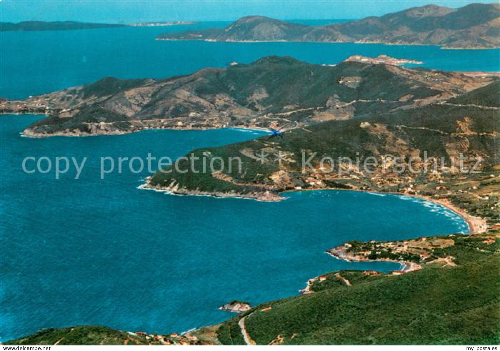 73752409 Isola D Elba Spiaggia Di Procchio A Biodata Veduta Di Portoferraio Flie - Sonstige & Ohne Zuordnung