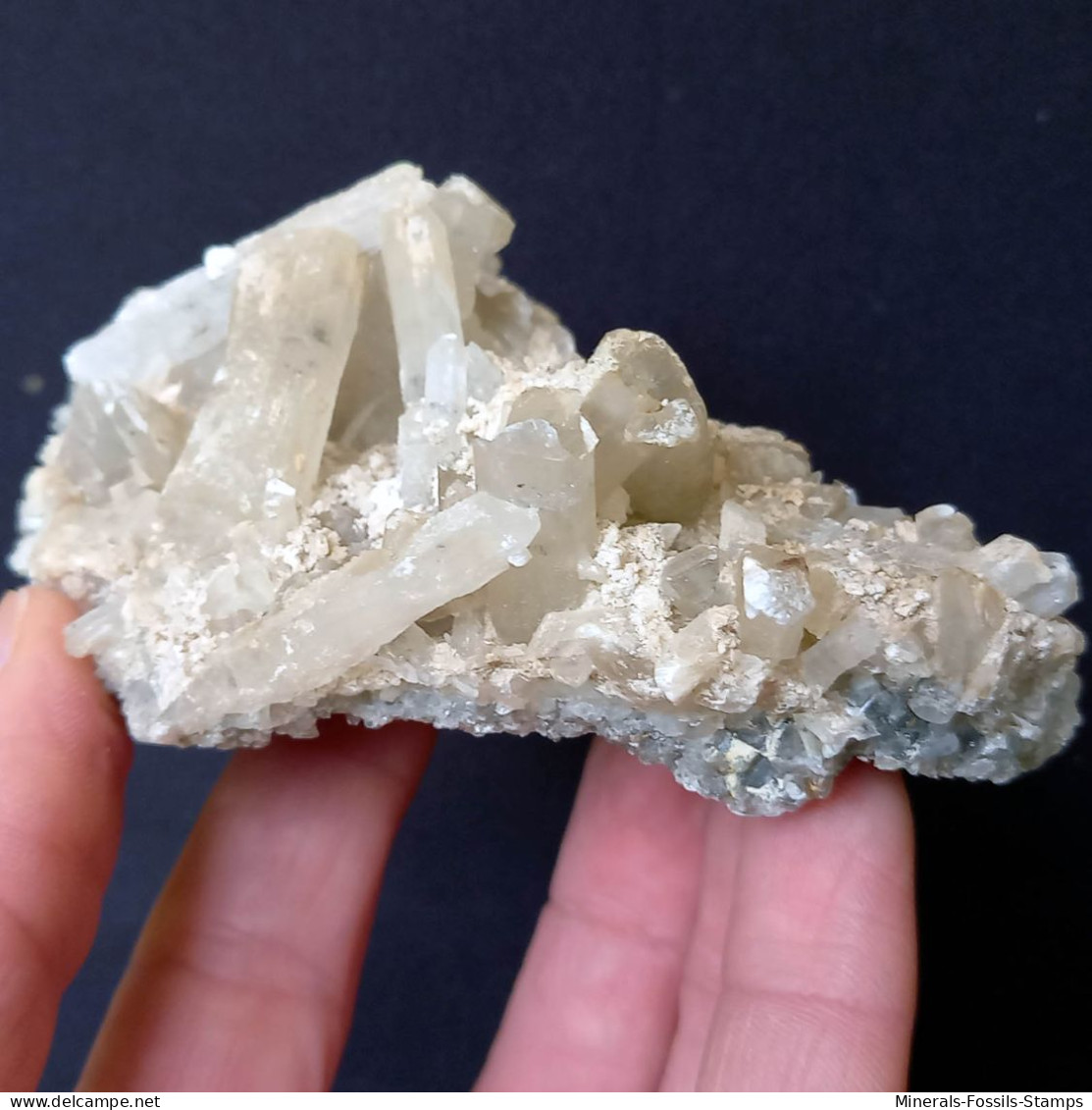 #C40 Schöne GIPS Kristalle (Floristella Mine, Enna, Sizilien, Italien) - Mineralen