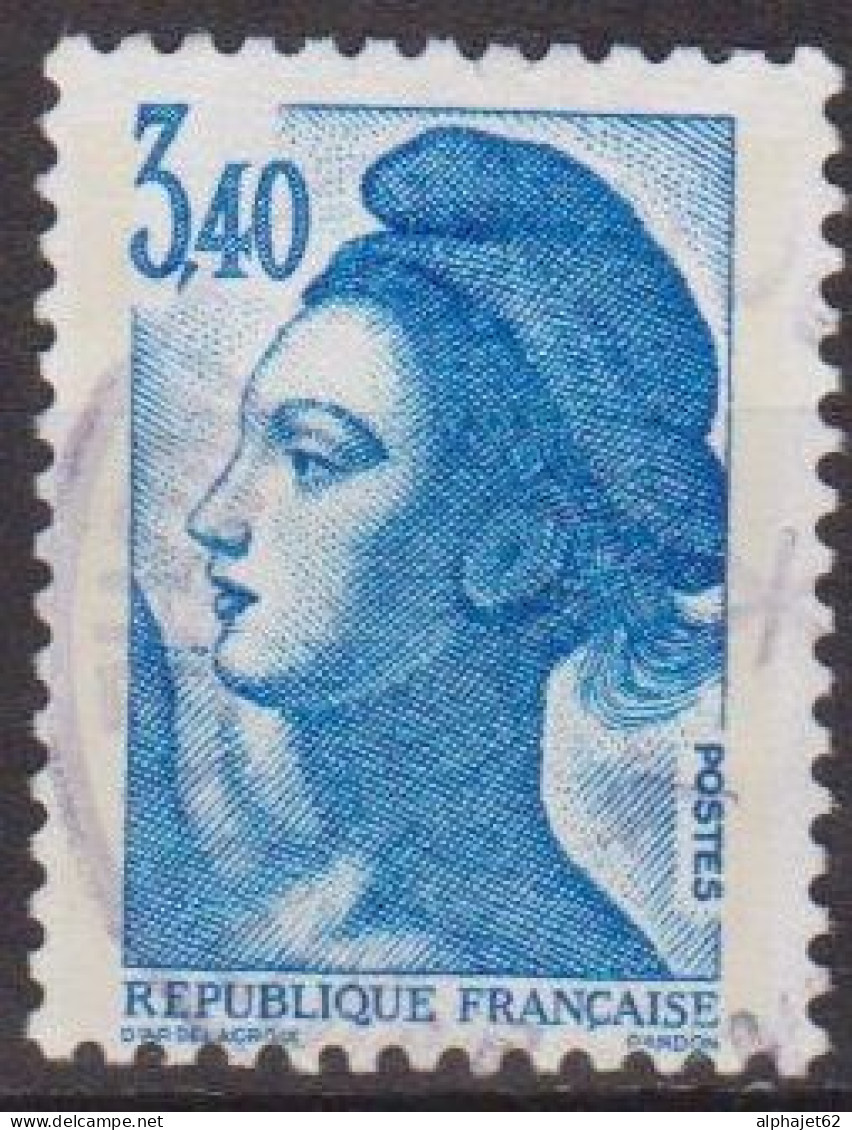 Type Liberté De Delacroix - FRANCE - Série Courante - N° 2425 - 1986 - Gebraucht