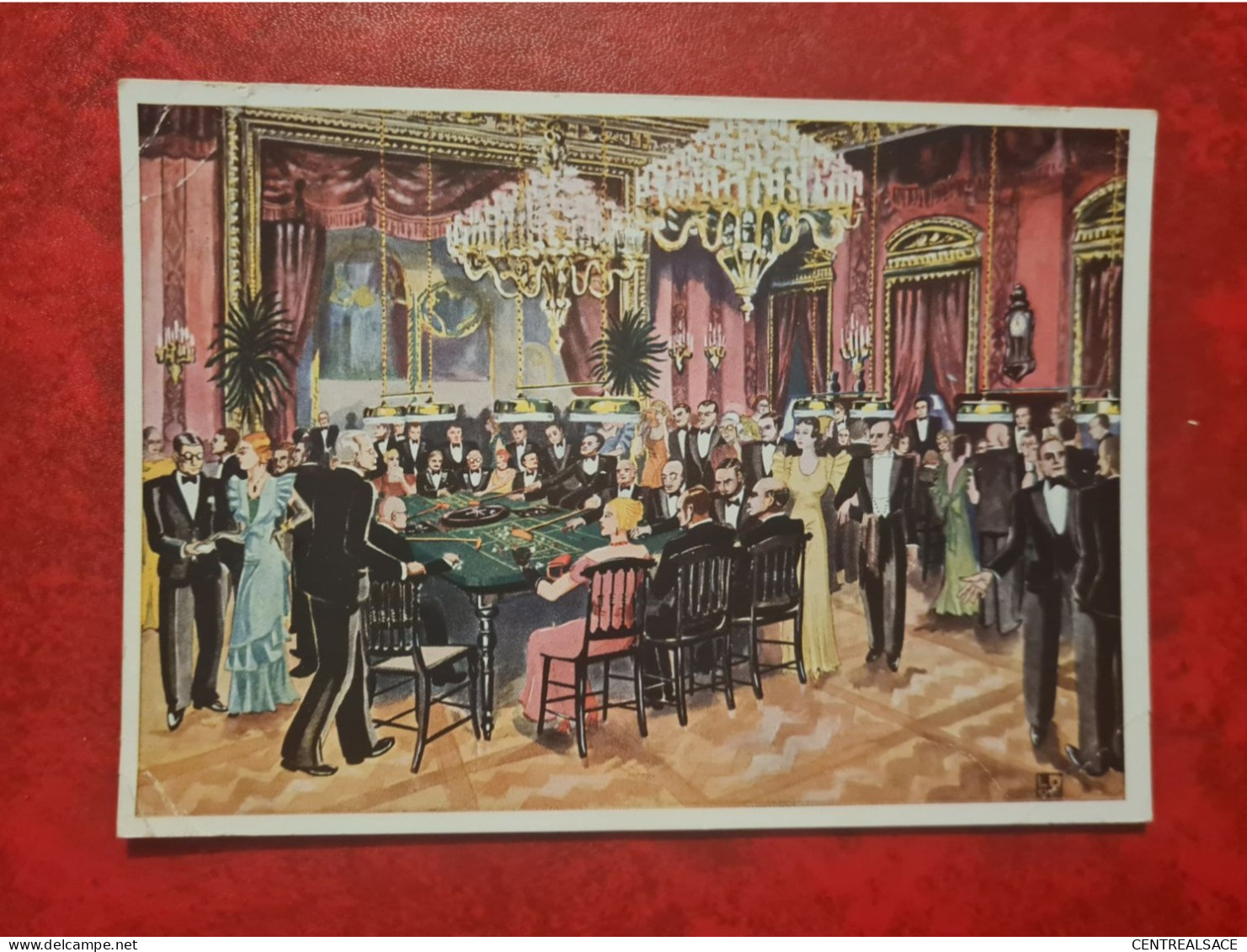 Carte  BADEN BADEN SPIELBANK SAAL LOUIS XIV ROULETTE CASINO - Baden-Baden