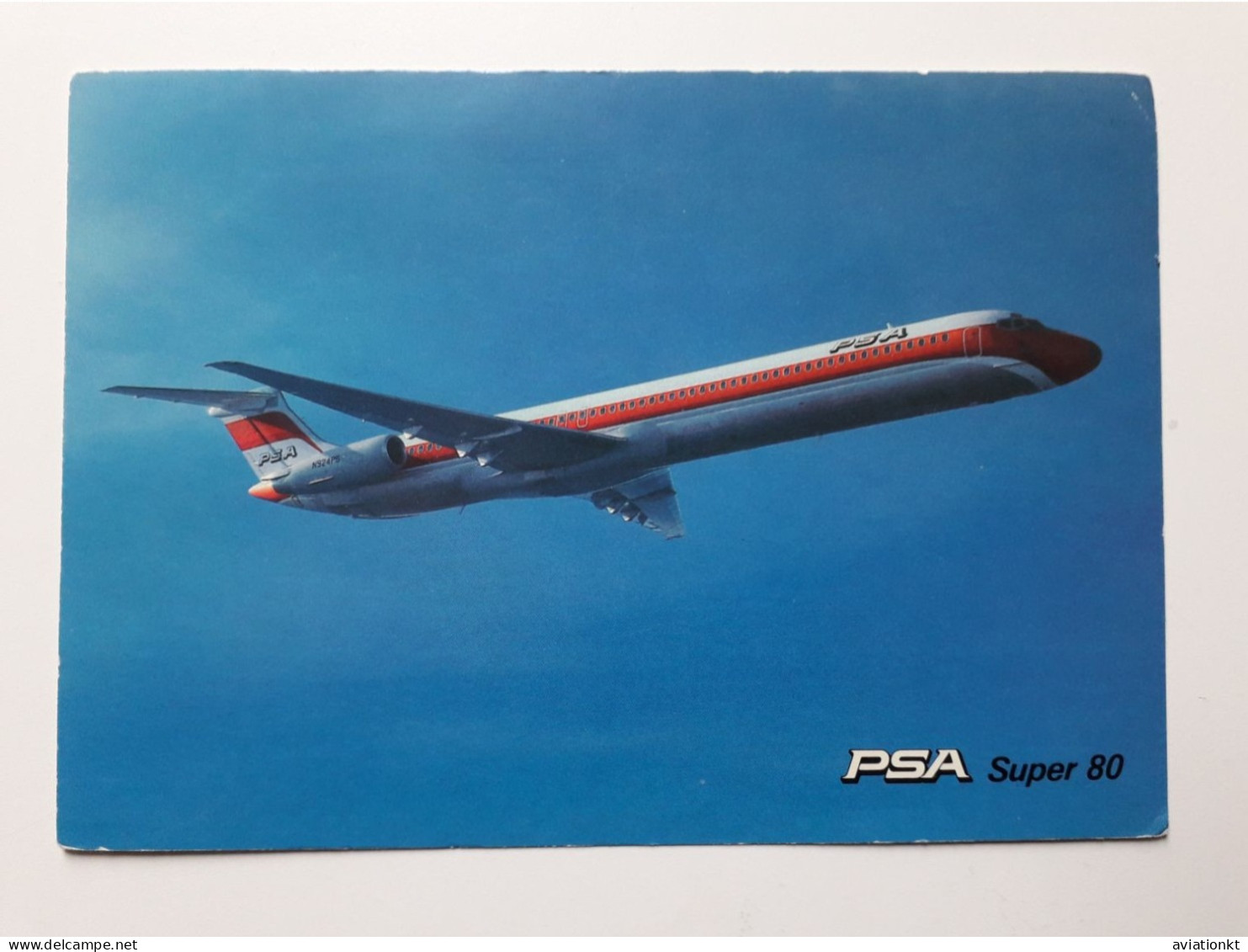 Pacific Southwest Airlines Super MD 80, Airline Issued Card - 1946-....: Ere Moderne