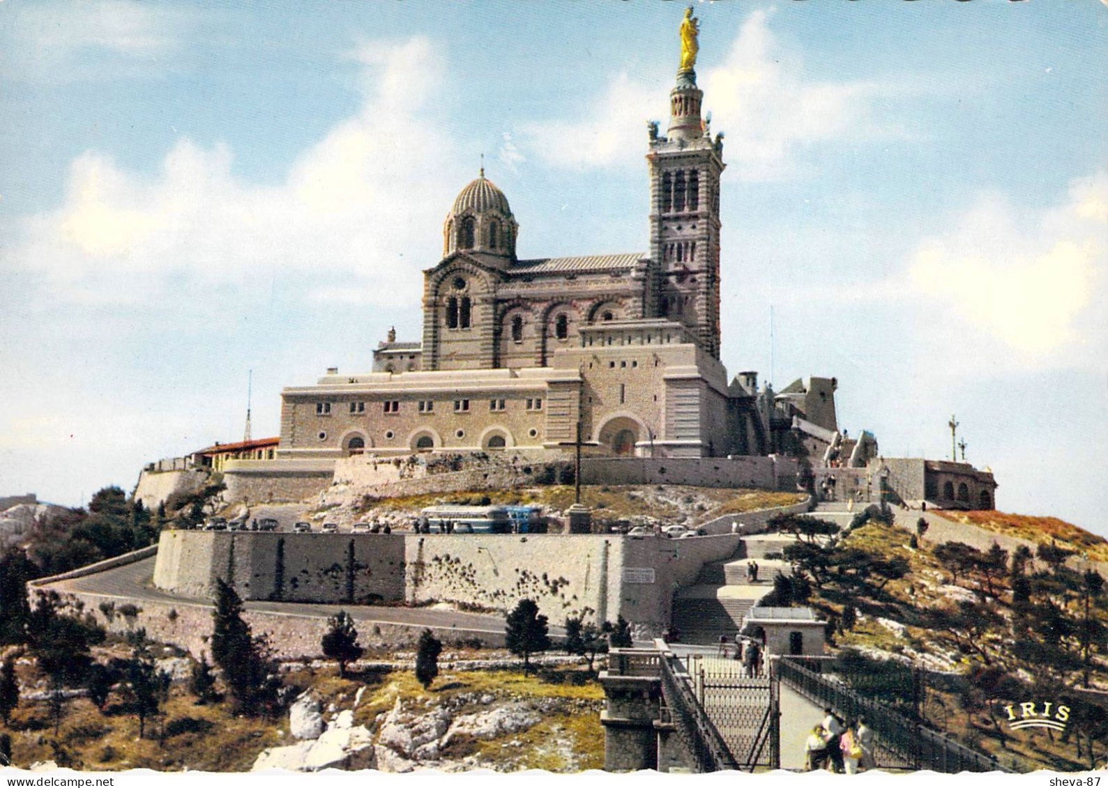 13 - Marseille - Notre Dame De La Garde - Notre-Dame De La Garde, Aufzug Und Marienfigur