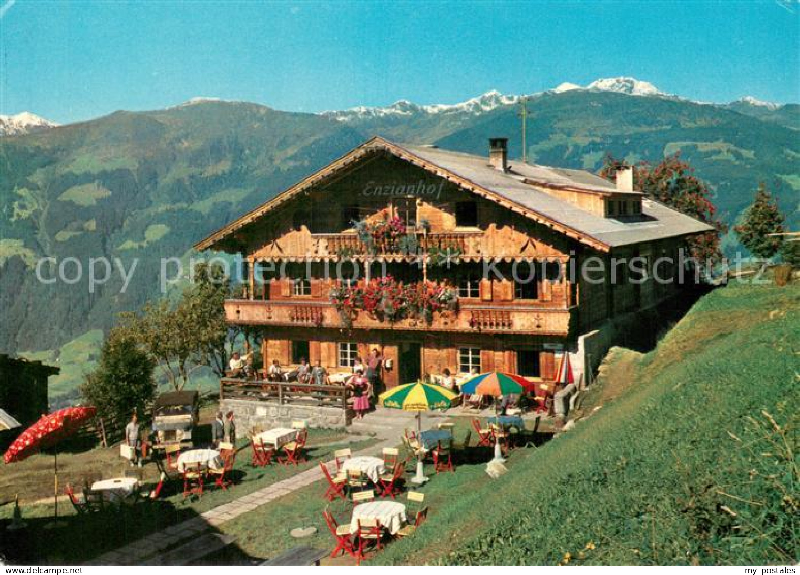 73752376 Zell Ziller Tirol Alpengasthof Enzianhof Zell Ziller Tirol - Andere & Zonder Classificatie