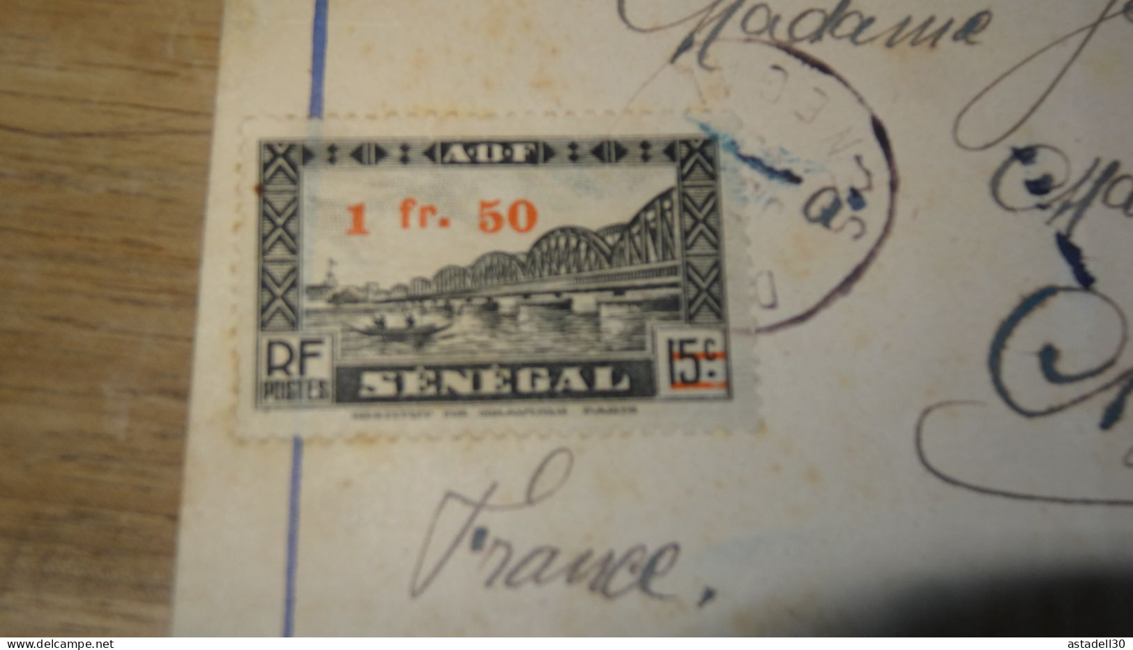 Enveloppe SENEGAL, Dakar Par Avion Pour France   ......... Boite1 ...... 240424-79 - Cartas & Documentos