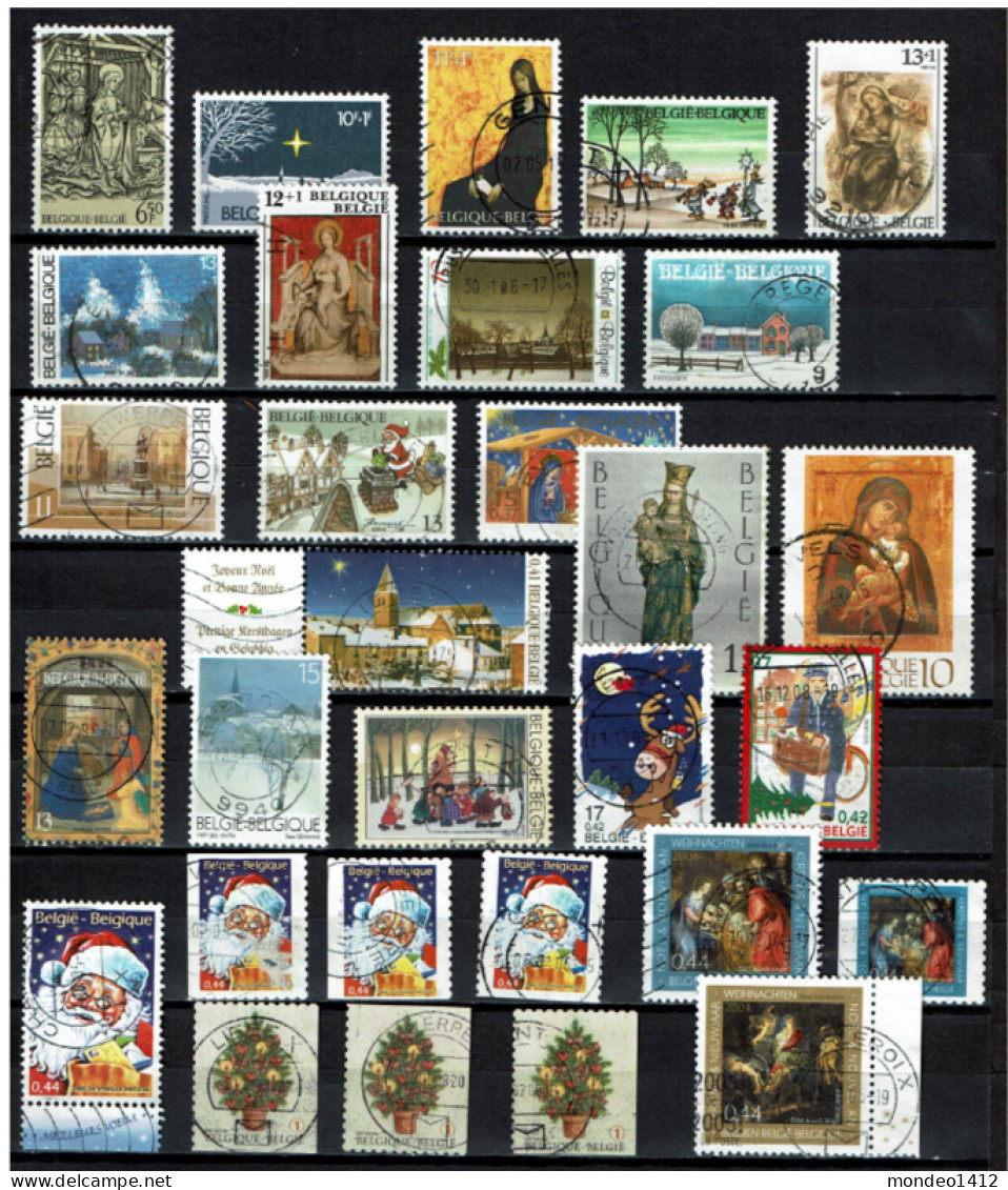 België - Kerstmis En Nieuwjaar, Christmas, Noël, Weichnachten - Gestempeld - Used Stamps