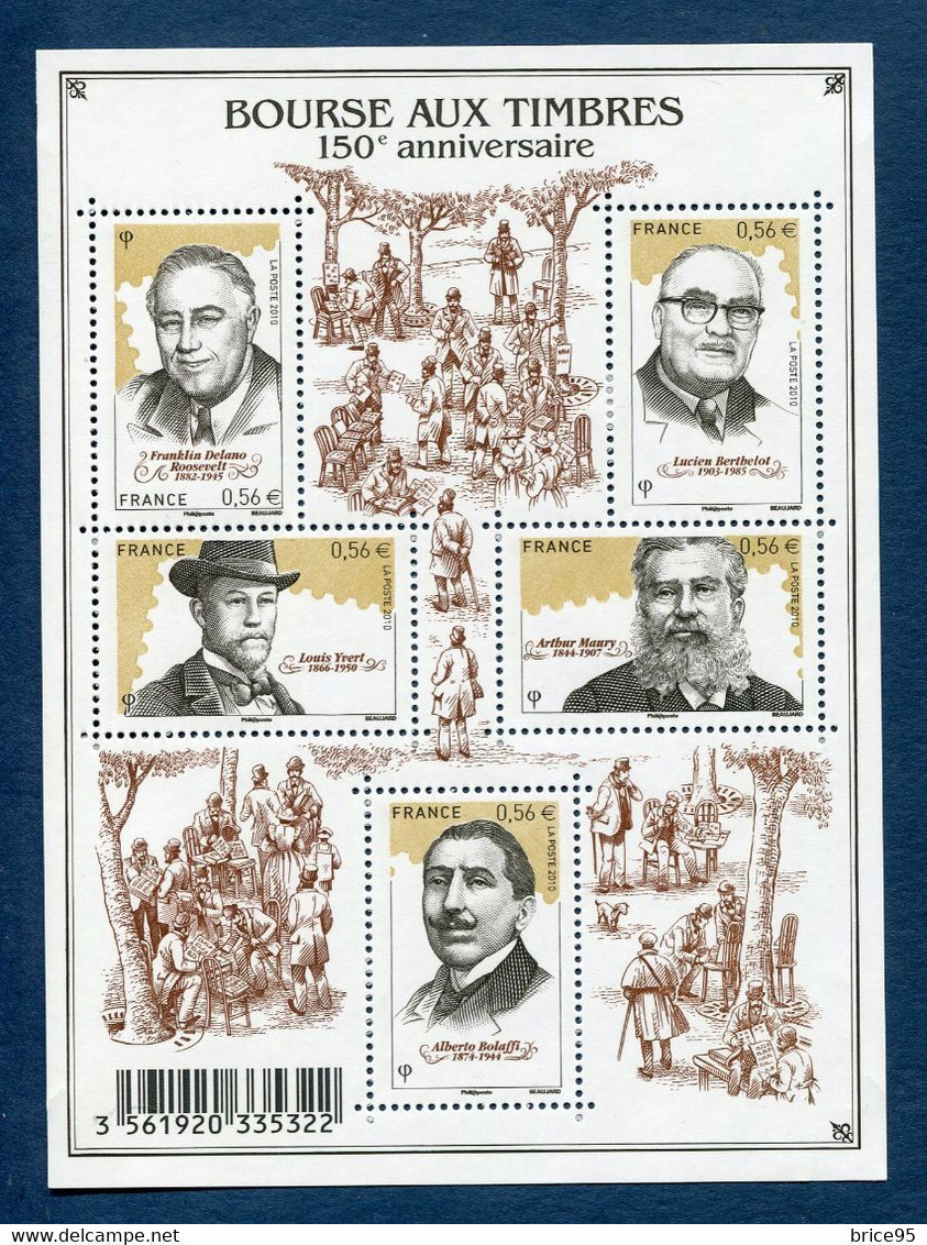 France - Yt N° 4447 à 4451 - F 4447 ** - Neuf Sans Charnière - 2010 - Nuovi