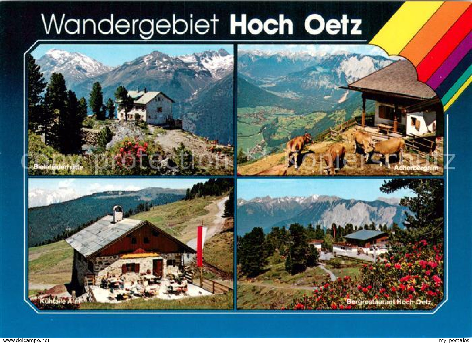 73752363 Oetz Tirol Bielefelderhuette Acherbergalm Kuehtaile Alm Bergrestaurant  - Andere & Zonder Classificatie