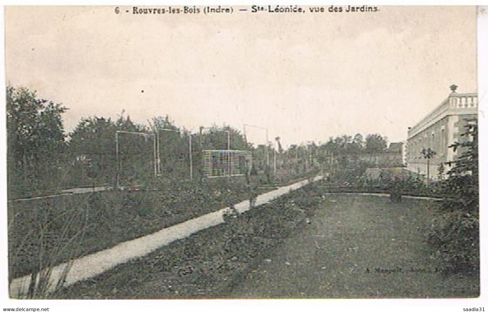 36  ROUVRES LES BOIS  SAINTE  LEONIDEVUE DES JARDINS - Otros & Sin Clasificación