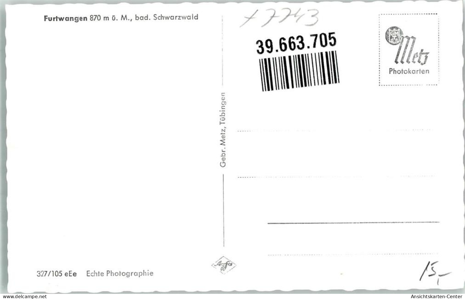 39663705 - Furtwangen Im Schwarzwald - Furtwangen