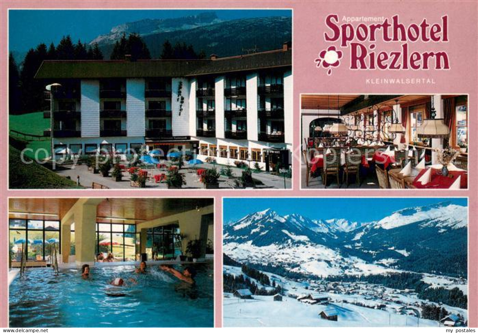 73752343 Riezlern Kleinwalsertal Vorarlberg Sporthotel Riezlern Gastraum Hallenb - Autres & Non Classés