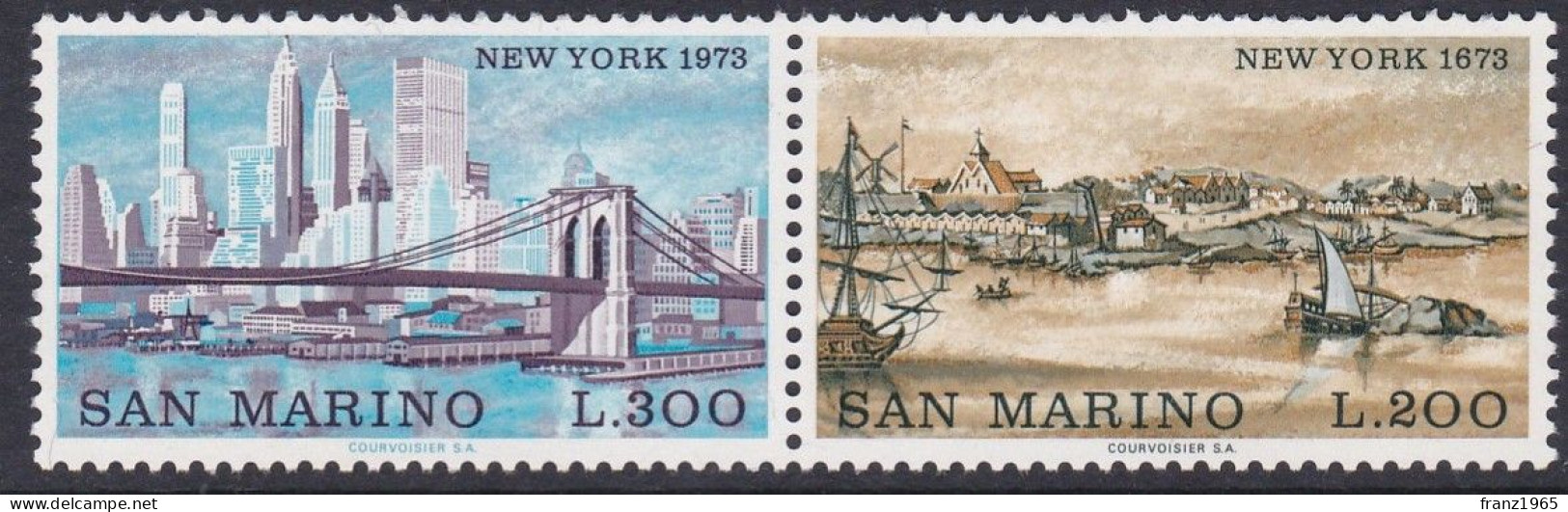 New York - 1973 - Unused Stamps