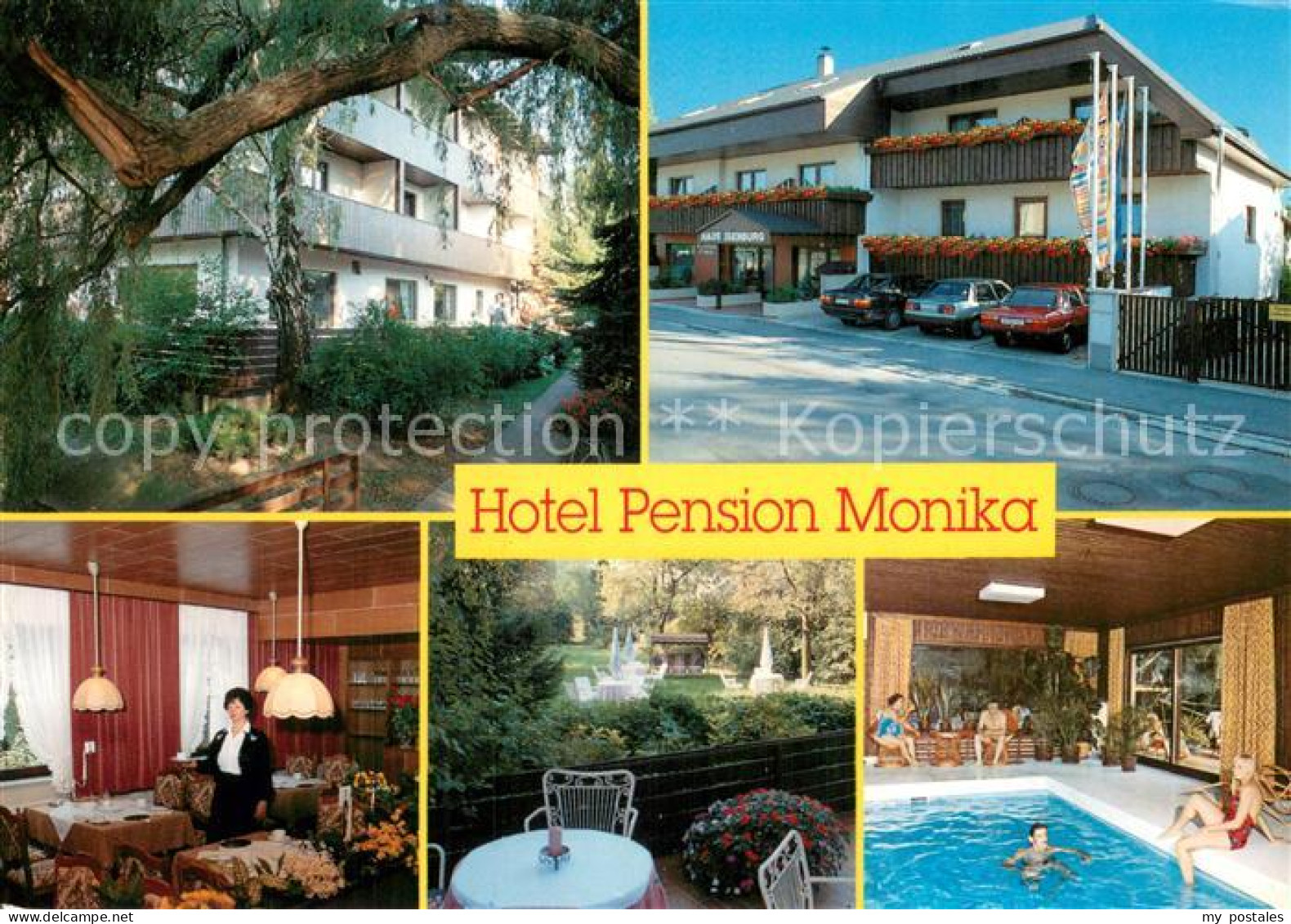 73752341 Bad Voeslau Hotel Pension Monika Gaststube Terrasse Hallenbad Bad Voesl - Andere & Zonder Classificatie