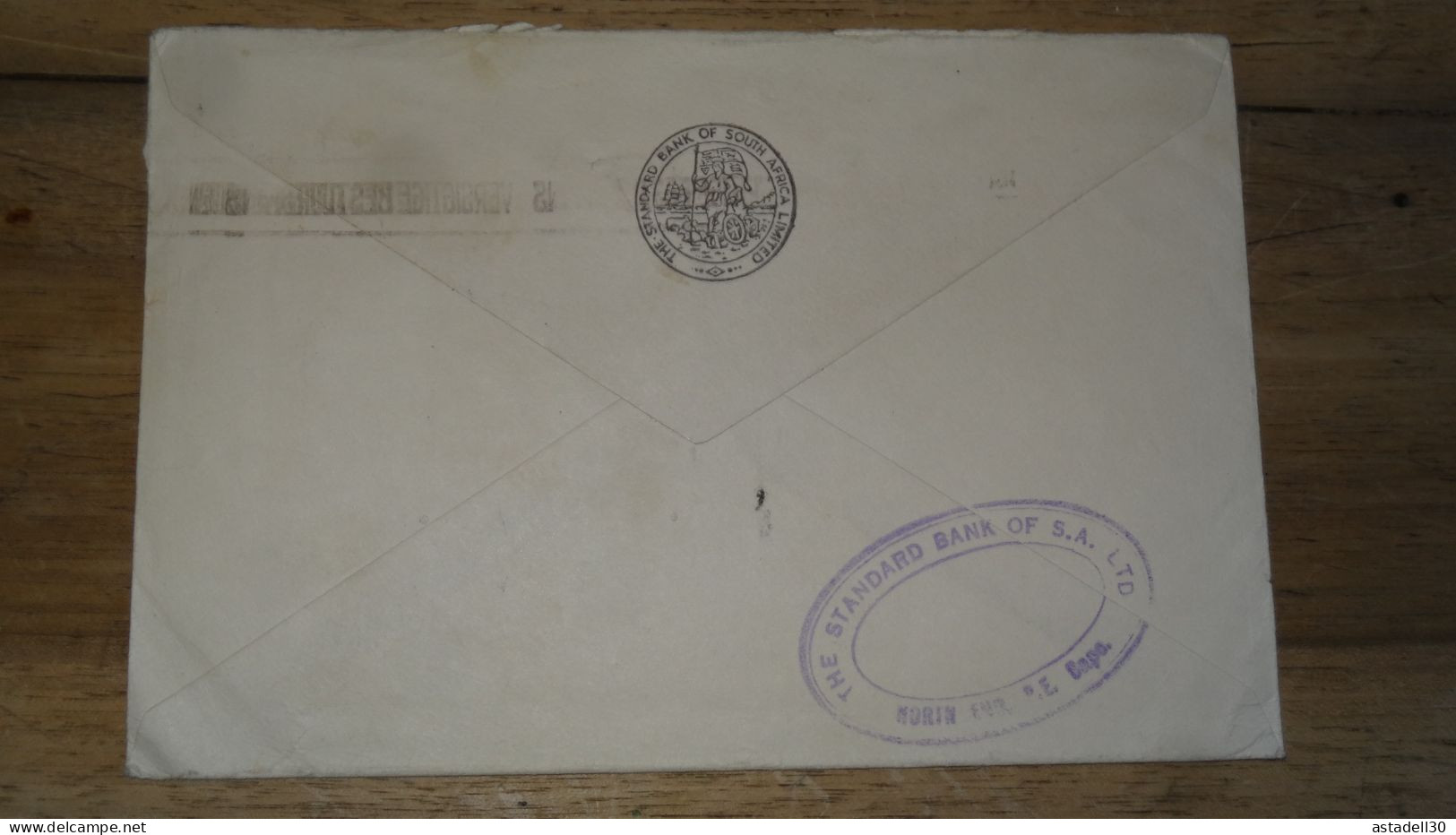 Enveloppe SOUTH AFRICA, Port Elisabeth To USA - 1951   ......... Boite1 ...... 240424-80 - Cartas