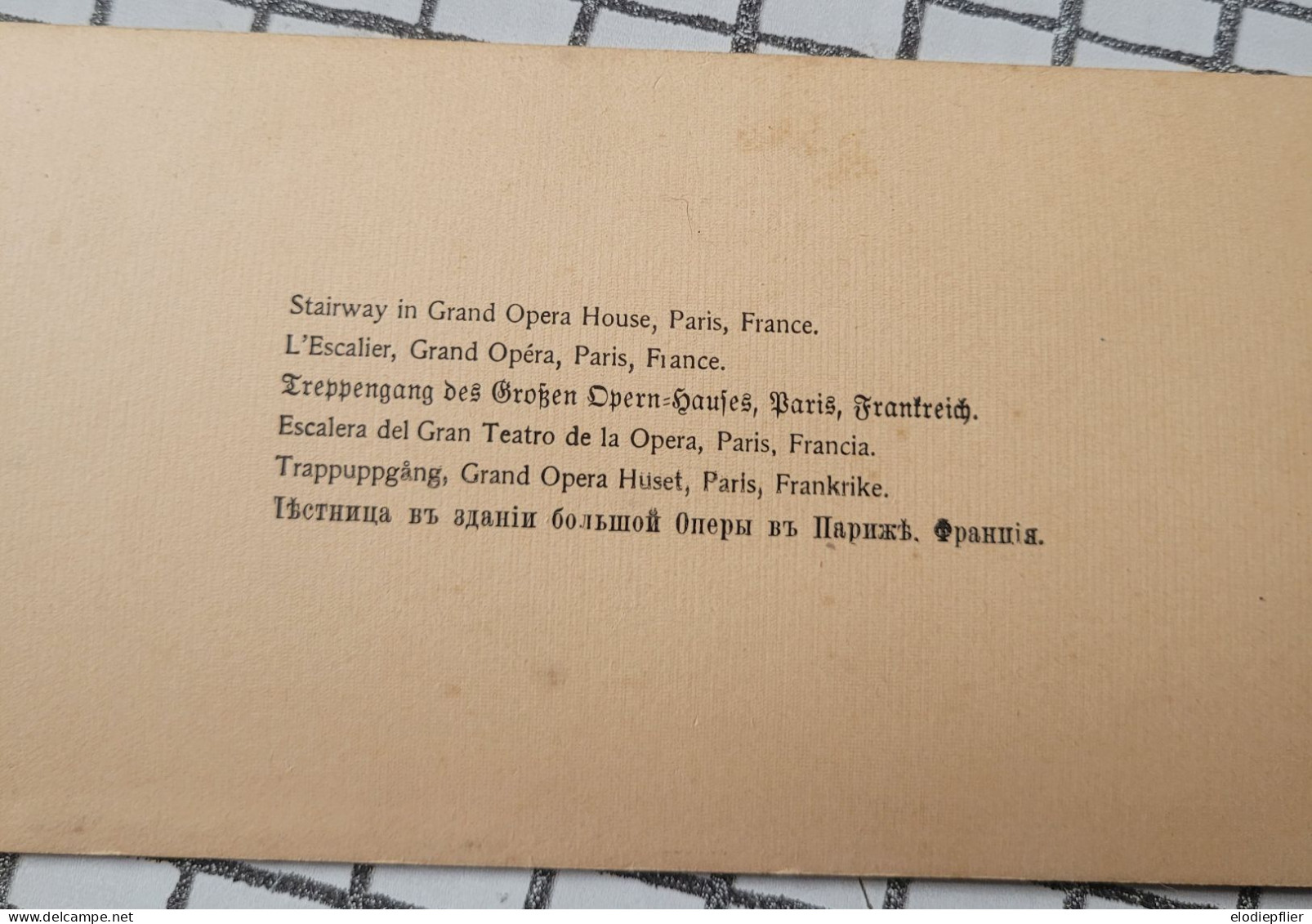 L'escalier, Grand Opéra, Paris, France. Underwood Stéréo - Stereoscopes - Side-by-side Viewers
