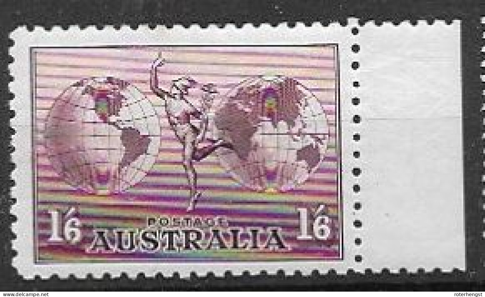 Australia Mlh * (quasi Mnh ** But One Stain Spot On Upper Perf)1934 (80 Euros) No Watermark - Mint Stamps