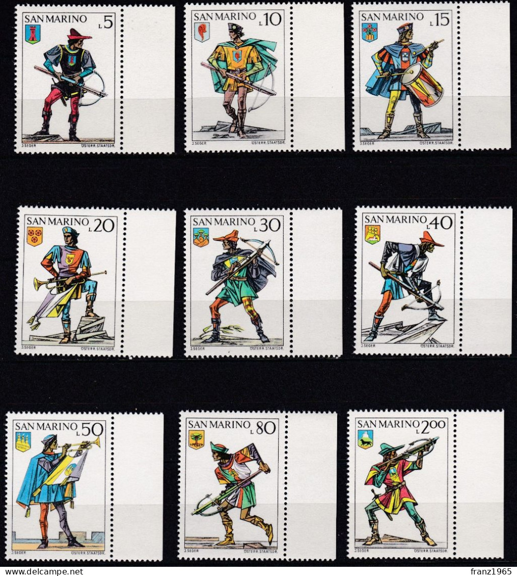 Uniforms - 1973 - Unused Stamps