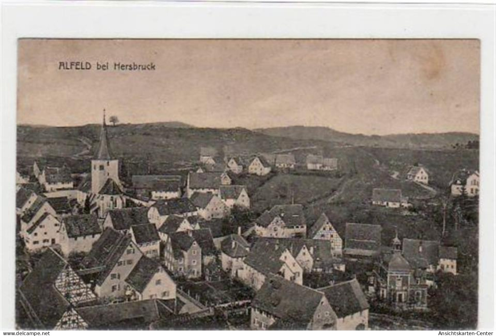 39049705 - Alfeld Bei Hersbruck Mit Gesamtansicht Gelaufen Von 1922. Leicht Stockfleckig, Sonst Gut Erhalten - Other & Unclassified