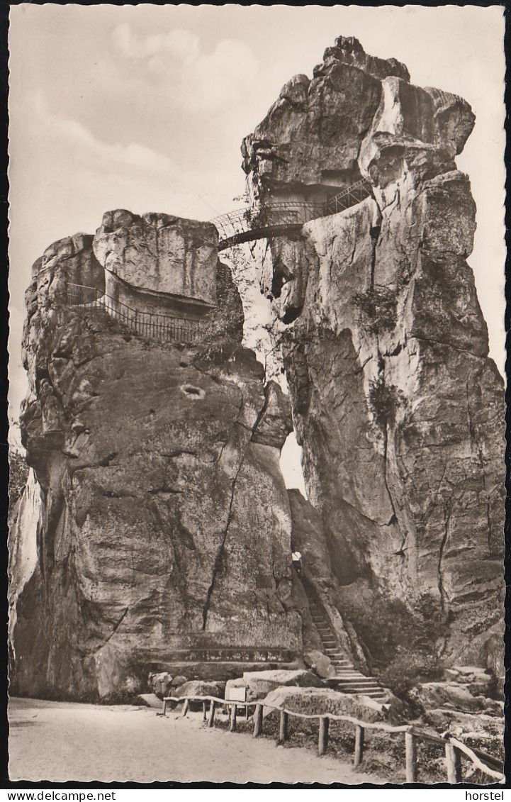 D-32756 Detmold - Externsteine - Turmfelsen - Stamp 1963 - Detmold