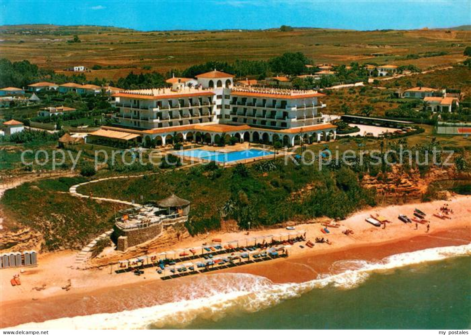 73751933 Conil De La Frontera Vista Aerea Del Hotel Flamenco Y Su Playa Conil De - Sonstige & Ohne Zuordnung