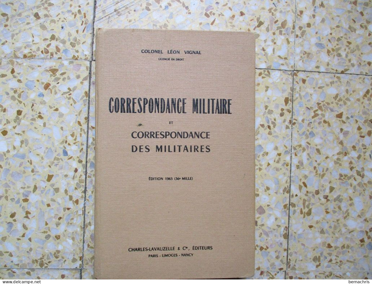 Livre Correspondance Militaire 1963 - Français