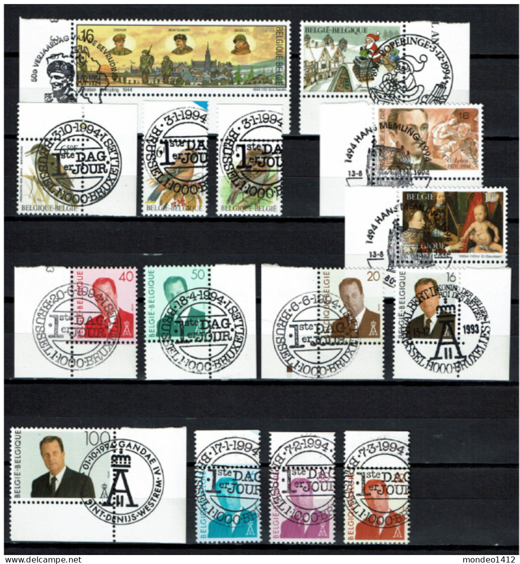 België - 1994 - Oblitération 1er Jour - Eerste Dag Afstempeling - Used Stamps