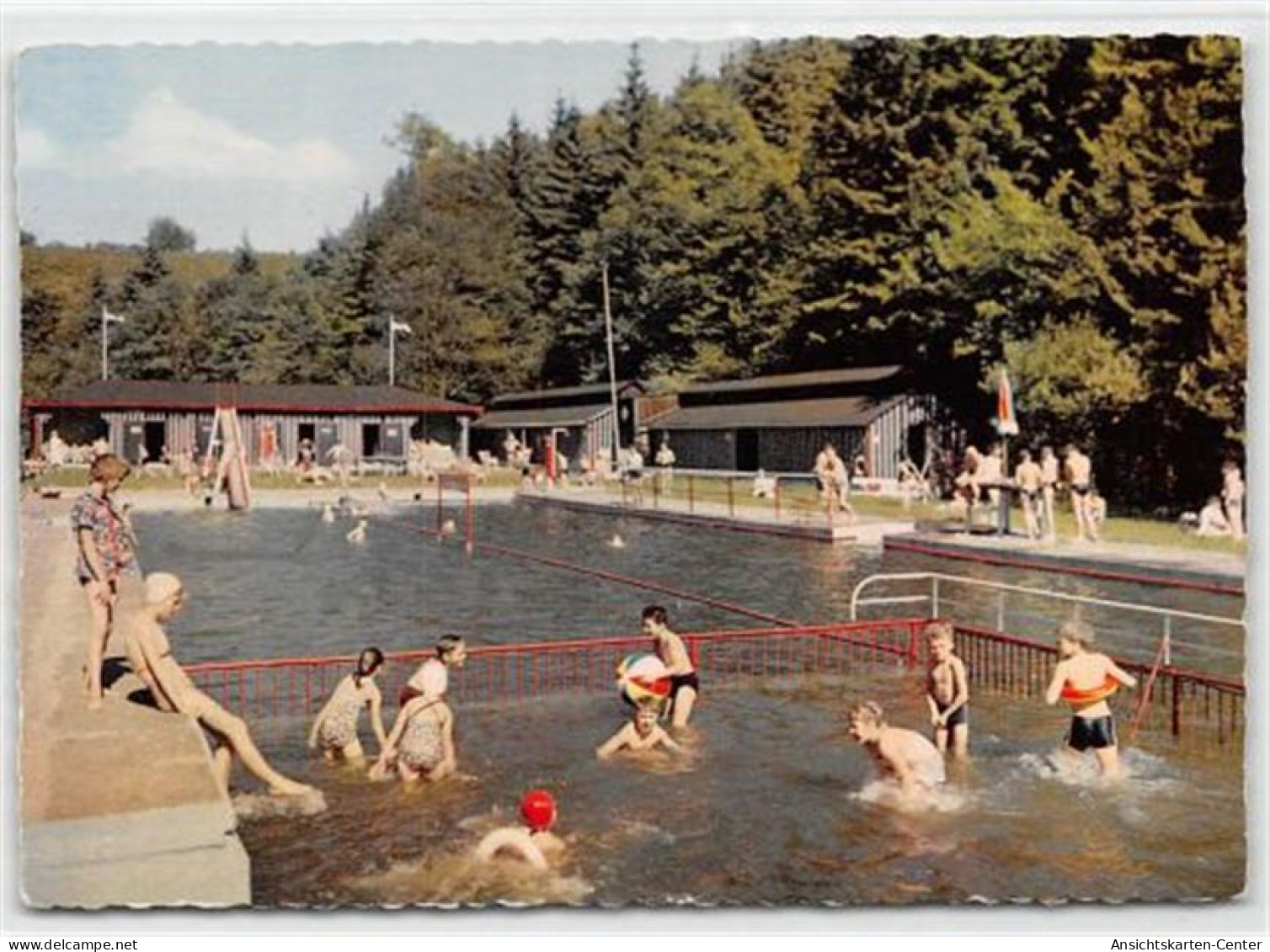 39106605 - Rengsdorf. Schwimmbad Gelaufen. Gute Erhaltung. - Autres & Non Classés