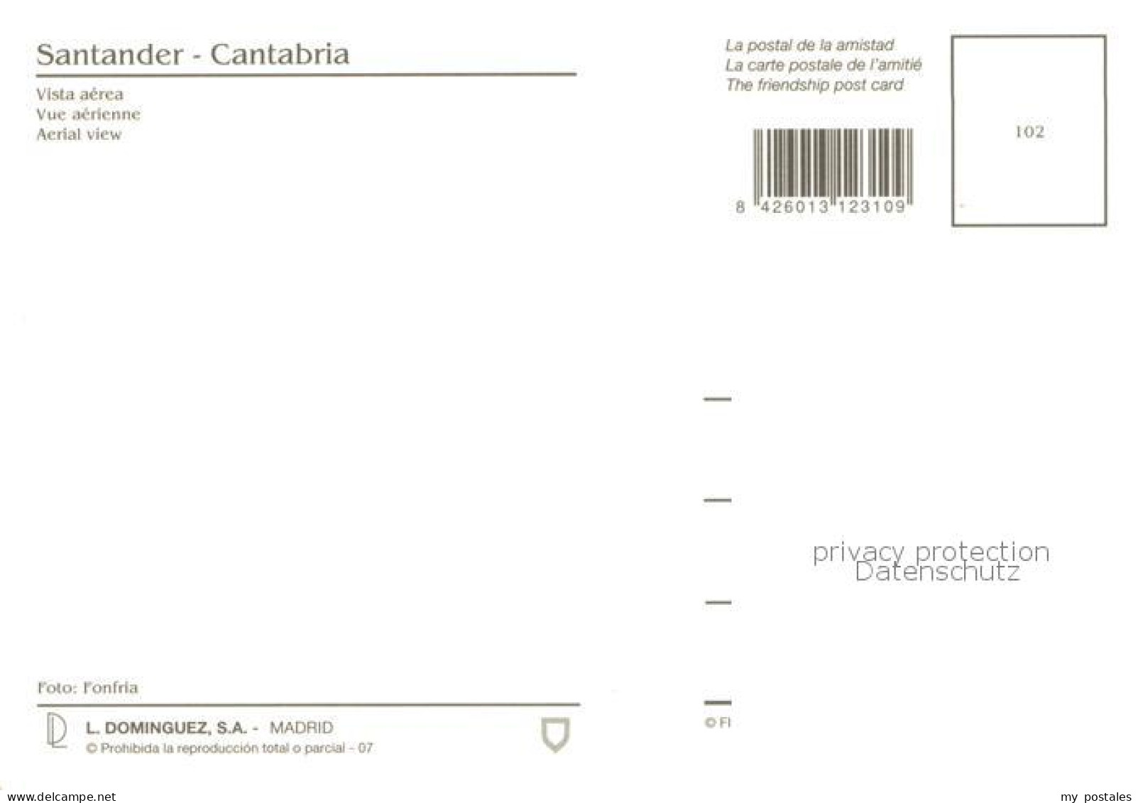 73751850 Santander Cantabria Vista Aerea Santander - Autres & Non Classés